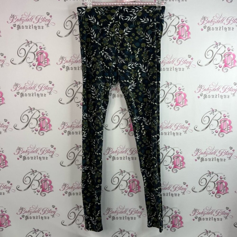 Ripzone leggings tights flowers leafs tropical comfy Floral Print Leggings